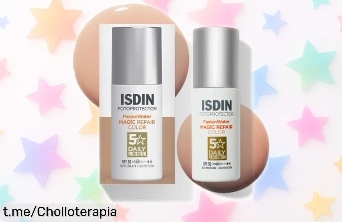 Protector solar facial ISDIN con color SPF 50 a precio loco: ¡hidratación, protección y unificación del tono en una sola gota! No dejes pasar esta oportunidad única para lucir radiante.