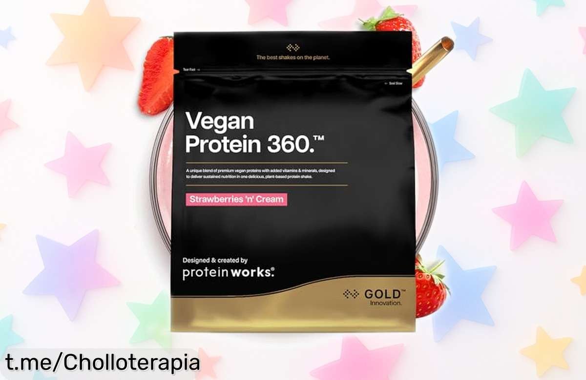 Proteína vegana Protein Works Vegan Protein 360 Gold de 2 kg, un chollazo que te llena de energía y fortaleza. ¡Aprovecha esta oferta increíble antes de que se acabe!