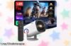 Proyector portátil XGODY Gimbal 3 Pro para cine en casa al aire libre, ¡aplica el cupón y no te pierdas este chollazo de película que tanto esperabas!