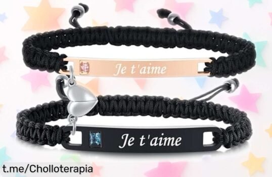 Pulseras a juego para parejas TempBeau: un detalle romántico que dice Te amo, ahora a precio de ganga. Regala sentimiento y haz que cada día sea especial juntos.