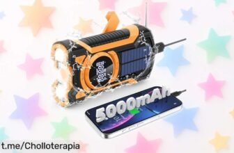 Radios solares portátiles de emergencia: powerbank, Bluetooth y linterna LED a precio loco. No te quedes sin música cuando más lo necesitas, ¡aprovéchalo ya!