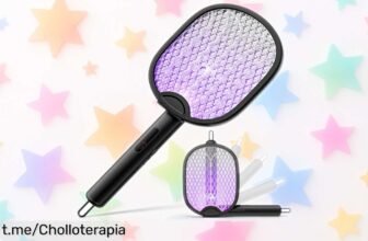 Raqueta eléctrica antimosquitos WOCVRYY 4000V: el chollazo que necesitas para deshacerte de esos molestos insectos ¡No te quedes sin la tuya!