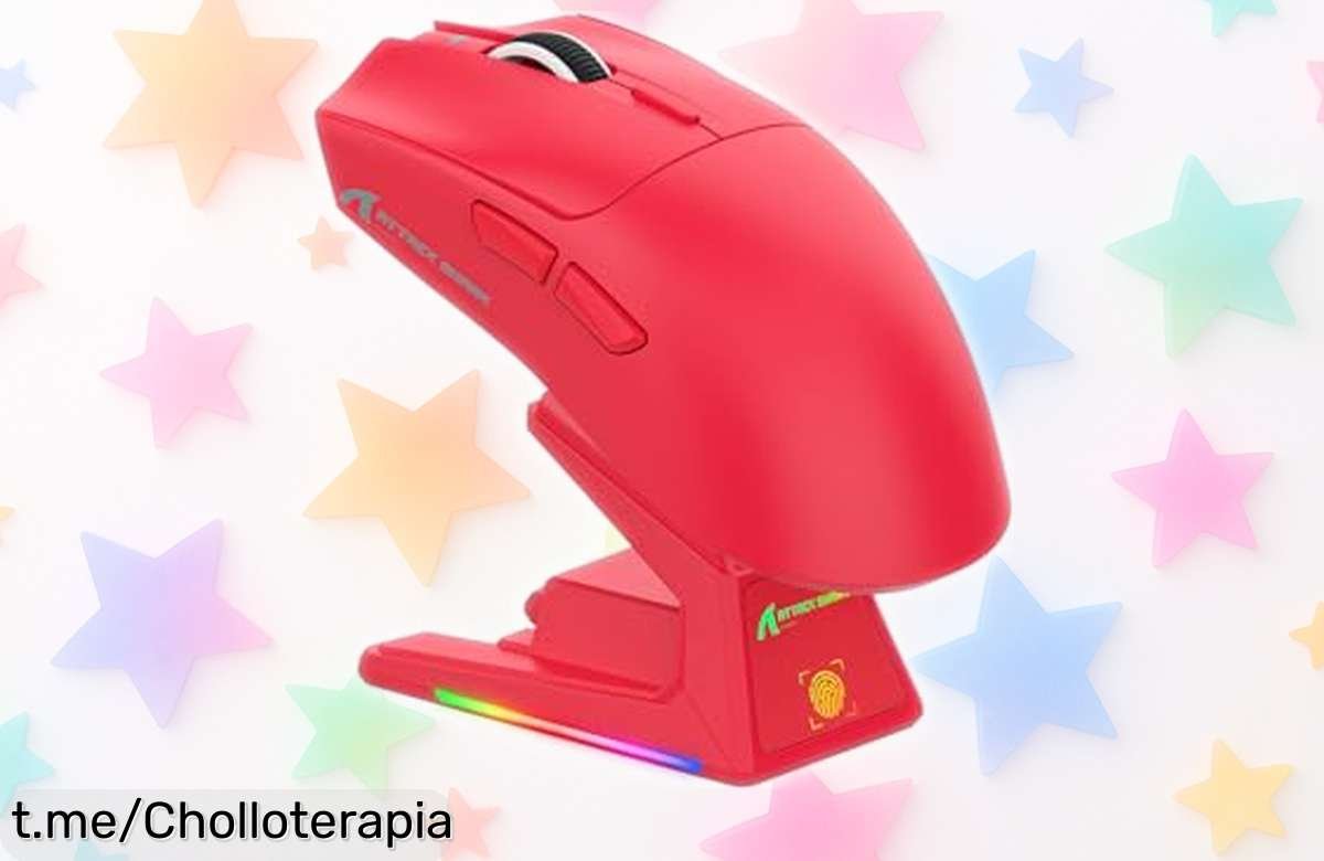 Ratón gaming inalámbrico Attack Shark X1: disfruta de un súper chollo con carga magnética y sensor increíble, ¡juega sin límites y siente la emoción en cada partida!