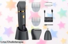 Recortador corporal masculino 3 en 1 Scttomon: ¡el chollazo que necesitas para lucir impecable y sin irritación! Aprovecha esta oferta antes de que se acabe.