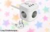Regleta enchufe USB JSVER Cube con 3 tomas y 3 puertos, la solución compacta para cargar sin límites; llévala contigo y mantén todo en orden ¡No dejes pasar este gran chollo!