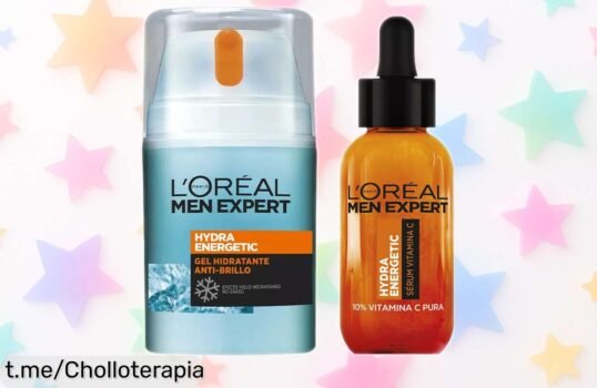 Rejuvenece tu piel con el pack de crema hidratante y sérum L'Oréal Paris Men Expert a un precio loco, ¡no te lo puedes perder! Dale a tu rostro la energía que necesita.