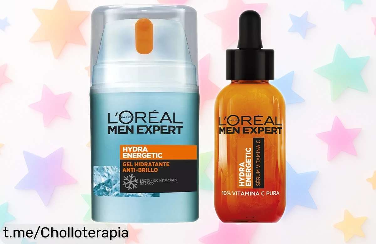 Rejuvenece tu piel con el pack de crema hidratante y sérum L’Oréal Paris Men Expert a un precio loco, ¡no te lo puedes perder! Dale a tu rostro la energía que necesita.