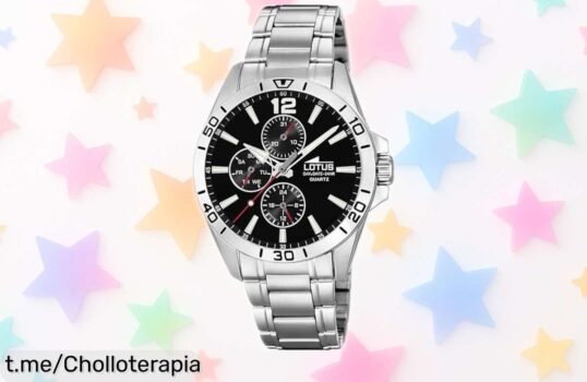 Reloj de hombre Lotus Analógico en acero inoxidable, precio rebajado y estilo elegante que te hará destacar en cualquier ocasión, ¡no dejes pasar esta oportunidad única!