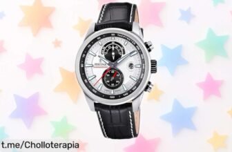 Reloj de hombre clásico Festina F20695/1, elegante y con correa de cuero a un precio increíble, ¡no te lo puedes perder! Calidad y estilo al alcance de tu muñeca ahora mismo.