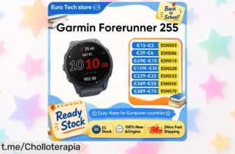 Reloj deportivo Garmin Forerunner 255, rebajado y con chollazo para controlar tus entrenos y calorías; no dejes pasar esta oferta que hará brillar tu pasión por el deporte.