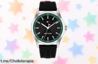 Reloj deportivo de cuarzo Tommy Hilfiger con correa de silicona: ¡aprovéchalo ya, precio loco y el toque moderno que necesitas para destacar con tu estilo!