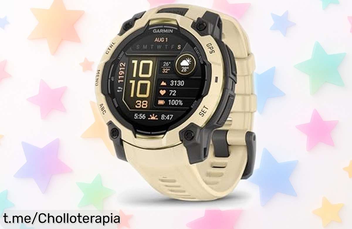 Reloj inteligente Garmin Instinct 3 con GPS y métricas de salud a precio loco: ¡no te quedes sin el tuyo y conquista cada aventura que desees!
