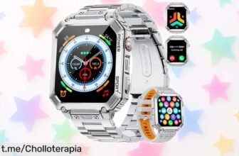 Reloj inteligente LIGE EF2M con pantalla HD, salud y 120+ deportes: ¡el precio ha caído a un nivel increíble! No dejes pasar esta oportunidad que cambiará tu día a día.