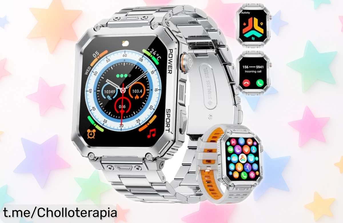 Reloj inteligente LIGE EF2M con pantalla HD, salud y 120+ deportes: ¡el precio ha caído a un nivel increíble! No dejes pasar esta oportunidad que cambiará tu día a día.