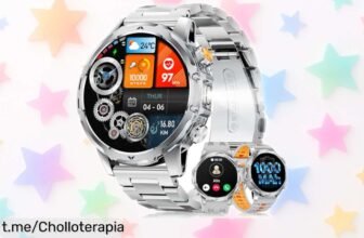 Reloj inteligente LIGEMI con batería enorme y funciones increíbles a precio rebajado: ¡hazte hoy mismo con un compañero de aventura que te sorprenderá!