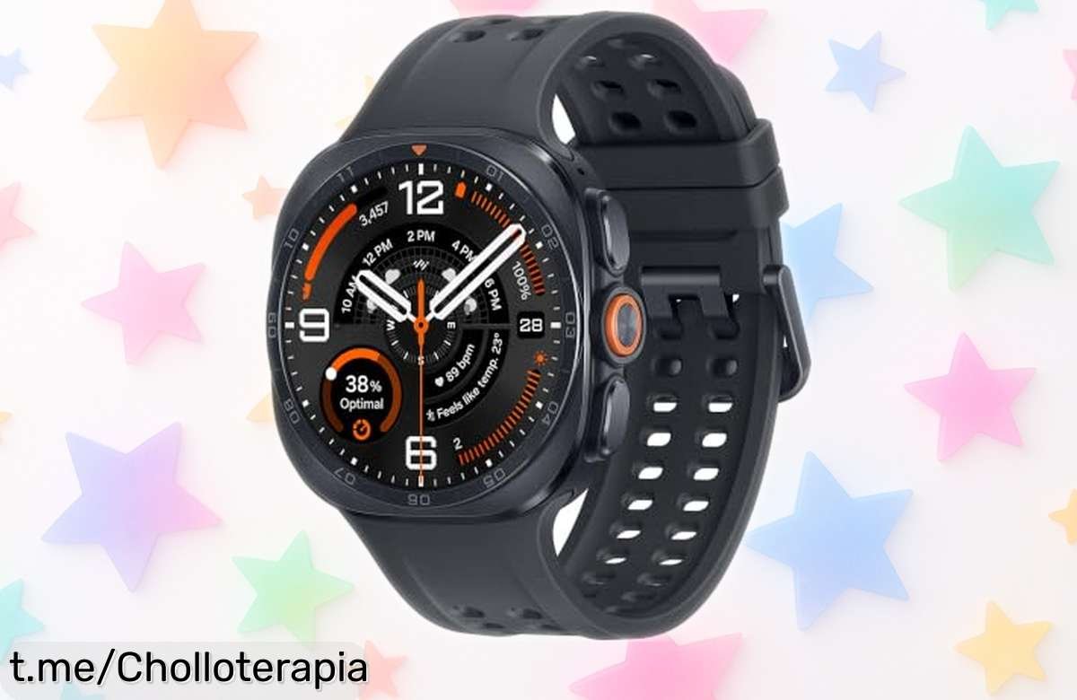 Reloj inteligente Samsung Galaxy Watch Ultra2, premium y con LTE a precio loco; tus aventuras sin móvil y cuida de tu salud ya están aquí. ¡No deje pasar el chollo!