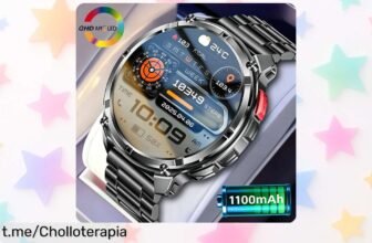 Reloj inteligente TREX3 Ultra: súper chollo con GPS, linterna y pantalla AMOLED HD. ¡Haz tu vida más fácil y activa ya! Aprovecha esta caída de precio increíble, no te lo pierdas.