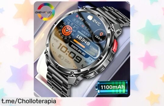 Reloj inteligente TREX3 Ultra: súper chollo con GPS, linterna y pantalla AMOLED HD. ¡Haz tu vida más fácil y activa ya! Aprovecha esta caída de precio increíble, no te lo pierdas.