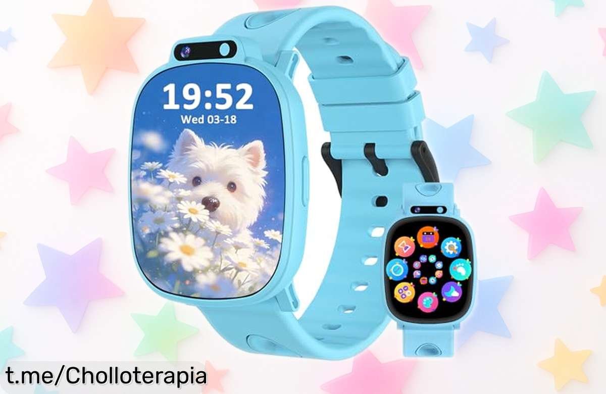Reloj inteligente para niños con cámara y juegos: ¡una maravilla a precio de ganga que mantendrá a tus peques entretenidos y felices! No te quedes sin el tuyo.