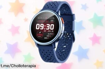 Reloj inteligente redondo que te cuida las 24 horas: ¡Chollazo con más de 120 modos deportivos y correas intercambiables! No dejes pasar esta oferta limitada y mejora tu estilo hoy.