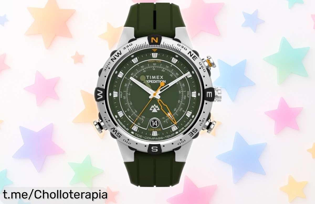 Reloj todoterreno Timex Expedition con brújula y termómetro: un chollazo que te acompañará en todas tus aventuras. ¡No dejes pasar esta oportunidad!