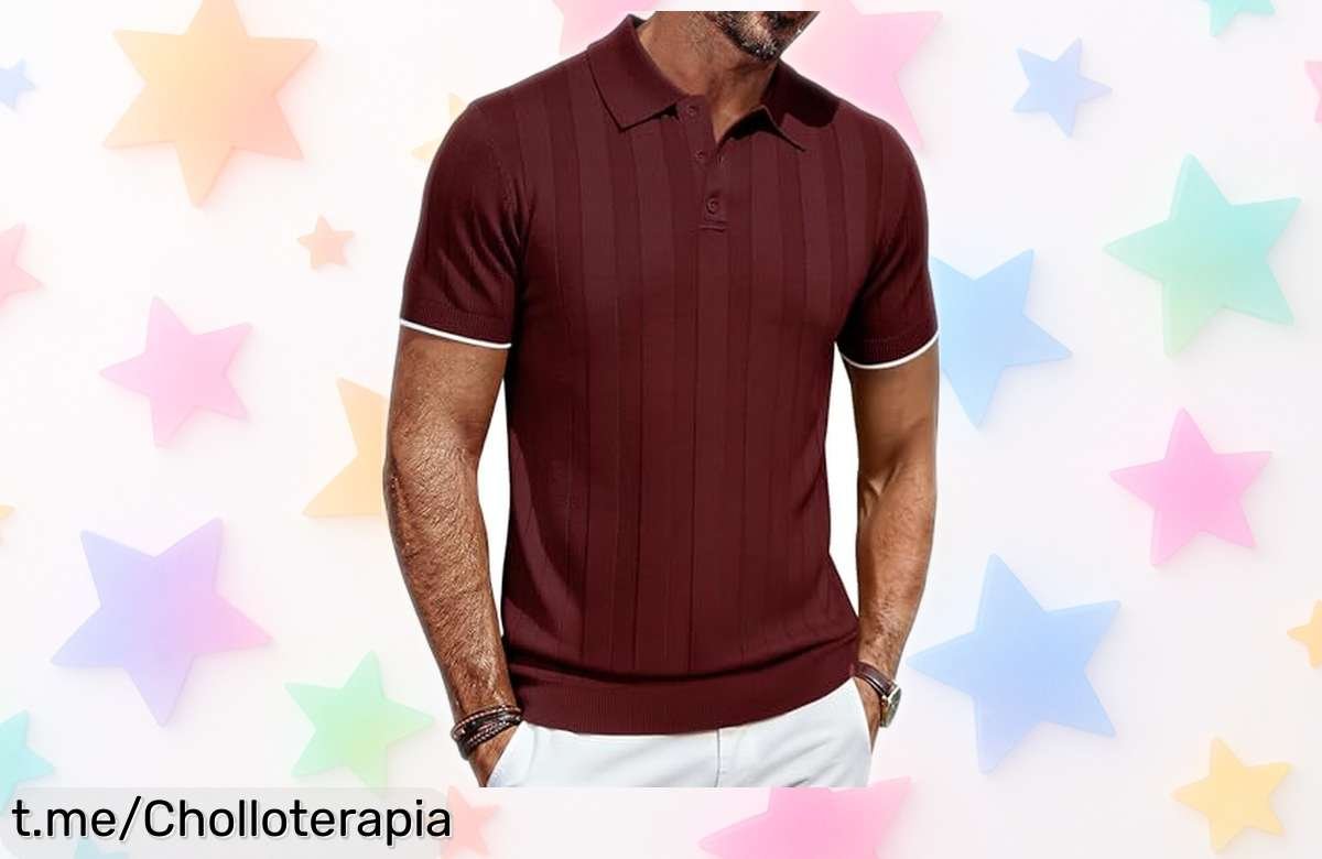 Renueva tu armario con este polo de hombre COOFANDY: fácil de combinar, lavable y a un precio de ganga. ¡No te lo pierdas!