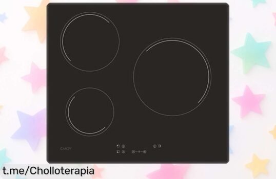Renueva tu cocina con la placa vitrocerámica Candy Timeless CH63CC/4U2, un ofertón que hará brillar tus recetas mientras ahorras a lo grande. ¡No dejes pasar esta oportunidad!