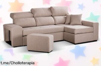 Renueva tu salón con la chaise longue reversible CIRO de 3 plazas en beige, aprovechando su precio loco que no volverás a ver. ¡Hazlo tuyo y disfruta cada momento!