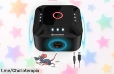 Repelente ultrasónico 360 para ratones con luces estroboscópicas: potente y eficaz, ¡una oferta brutal que asegura tu hogar protegido ahora mismo!
