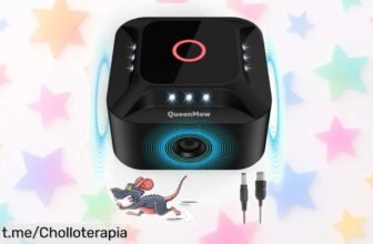 Repelente ultrasónico 360 para ratones con luces estroboscópicas: potente y eficaz, ¡una oferta brutal que asegura tu hogar protegido ahora mismo!