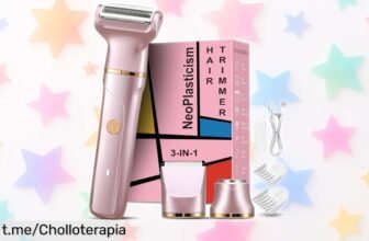 Revitaliza tu belleza con la maquinilla eléctrica 3 en 1 para mujer, suave y a prueba de agua; ¡una rebaja increíble que no te podrás creer! Usa el tiempo a tu favor.