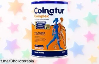Revolucionario colágeno Colnatur Complex para cuidar tus músculos y huesos, ¡ofertón que reduce el cansancio! Aprovecha este chollo antes de que se agote y siente la diferencia.