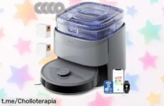 Robot aspirador Lefant M3 MAX que friega y se vacía solo, con fuerza de succión 20.000 Pa ¡Aprovecha este precio loco antes de que desaparezca!