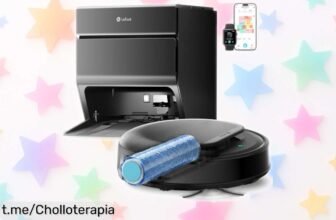 Robot aspirador y fregasuelos Lefant M5 Pro con autovaciado, ¡aprovecha este chollazo que limpia por ti y se vacía solo! No dejes pasar esta oportunidad única.