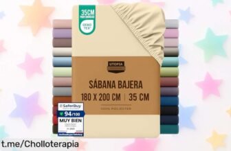 Sábana bajera de 180x200 Utopia Bedding a precio loco, ¡renueva tu cama ahora y despierta con energía cada mañana!