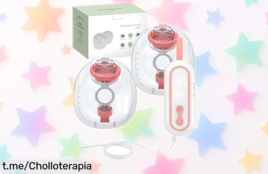 Sacaleches eléctrico doble manos libres eSynic, ¡precio rebajado y libertad total para extraer leche donde quieras! Aprovecha esta oportunidad única antes de que se acabe.