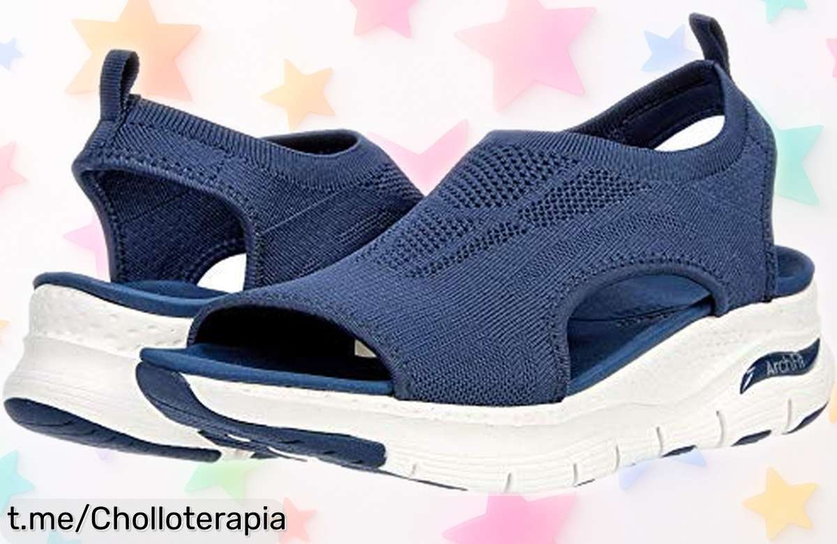 Sandalias Skechers Arch Fit City Catch, apoyo estable y suela flexible a un precio increíble: ¡no dejes pasar este chollazo! Calzado que te hará sentir genial todo el día.