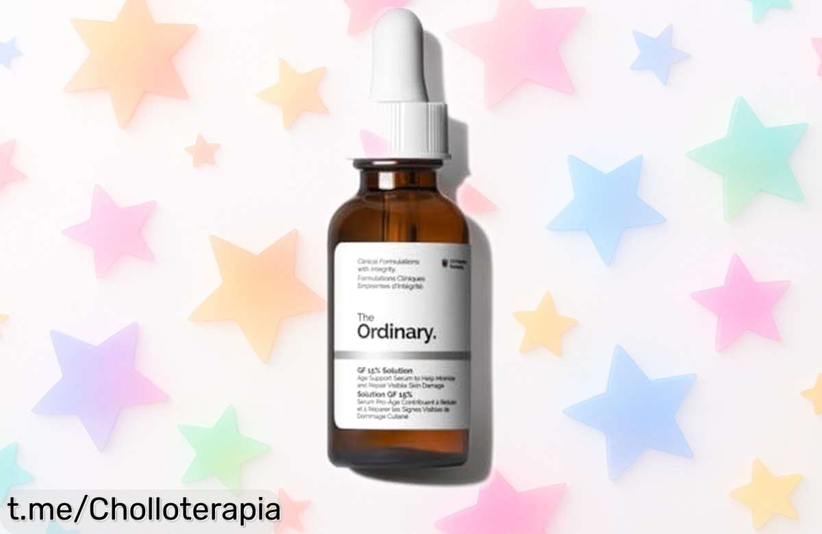 Sérum antiedad The Ordinary GF 15% Solution a precio loco: reduce arrugas y mejora la luminosidad, ¡no te lo pierdas y dale un super empujón a tu piel hoy mismo!