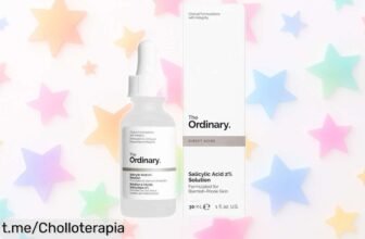 Sérum facial The Ordinary para eliminar granitos y grasa: ¡rebajado a un precio loco! Dale a tu piel la limpieza que merece, antes de que desaparezca esta oferta irresistible.