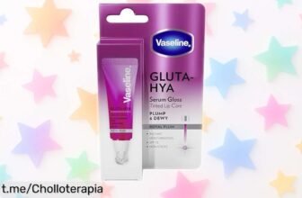 Sérum labial Vaseline GlutaHya Royal Plum: ¡Dale volumen y brillo a tus labios con este chollazo! Hidratación intensa para que deslumbres siempre. No dejes escapar esta oferta única.