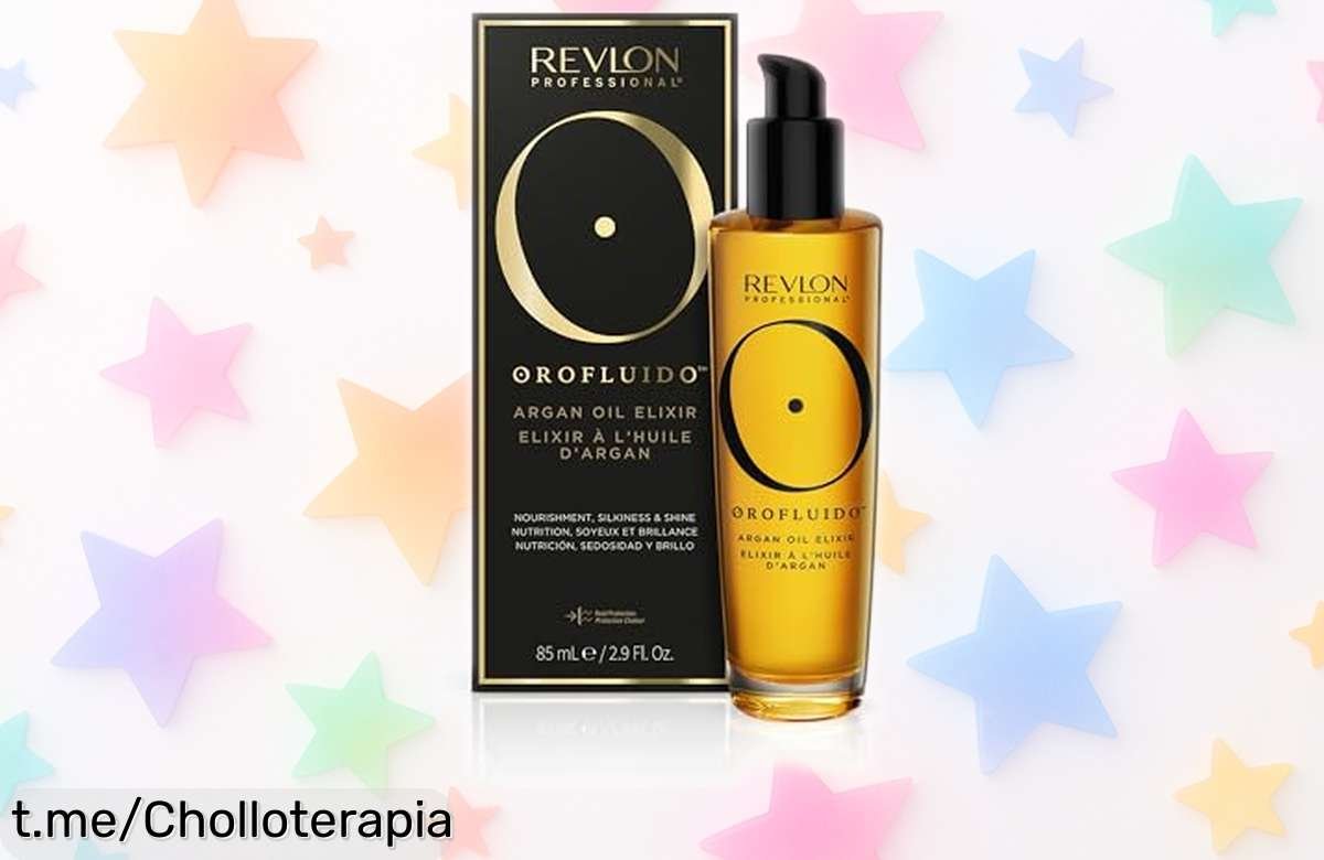 Sérum para el pelo Revlon Profesional Orofluido que devuelve brillo y suavidad a tu cabello, ¡ahora a un precio de ganga! No te quedes sin este super chollo; dale vida a tu melena.