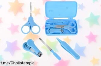 Set 4 en 1 para cuidar las uñas del bebé Econtal: ¡ofertón imperdible con todo lo necesario! Consigue la tranquilidad de tenerlo a mano donde sea, antes que se agote.