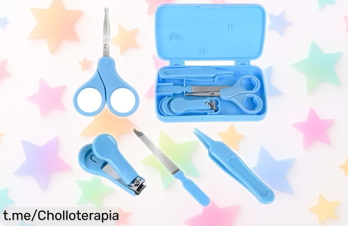 Set 4 en 1 para cuidar las uñas del bebé Econtal: ¡ofertón imperdible con todo lo necesario! Consigue la tranquilidad de tenerlo a mano donde sea, antes que se agote.