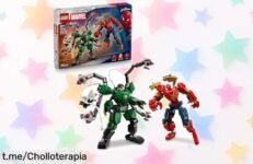 Set LEGO Marvel de armaduras robóticas SpiderMan y Doc Ock, ¡nueva caída de precio! Diversión sin límites para los peques que se harán héroes en un abrir y cerrar de ojos.