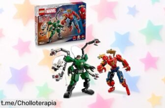 Set LEGO Marvel de armaduras robóticas SpiderMan y Doc Ock, ¡nueva caída de precio! Diversión sin límites para los peques que se harán héroes en un abrir y cerrar de ojos.