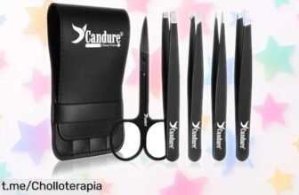 Set de 5 pinzas Candure para depilar y quitar espinillas, regresó a un precio de ganga que no puedes dejar pasar: ¡tu belleza te lo va a agradecer!