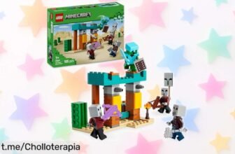 Set de construcción LEGO Minecraft La Patrulla del Desierto: ¡un super chollo para que los peques vivan batallas emocionantes y aventuras inolvidables!