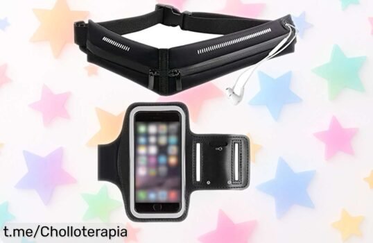 Set de riñonera deportiva impermeable GOOGIT Slim: ¡Lleva contigo lo esencial mientras entrenas ligero y protegido! Aprovecha este super chollo antes que se agote.