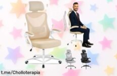 Silla de escritorio ergonómica EveryKip: ajustable, cómoda y sin rayar el suelo. Aprovecha este super chollo antes que se acabe y disfruta del trabajo como nunca antes.