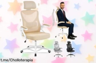 Silla de escritorio ergonómica EveryKip: ajustable, cómoda y sin rayar el suelo. Aprovecha este super chollo antes que se acabe y disfruta del trabajo como nunca antes.